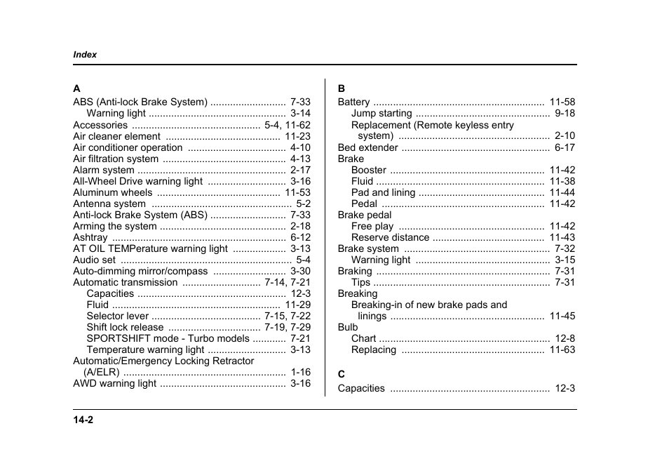 Subaru 2006 Baja User Manual | Page 477 / 487