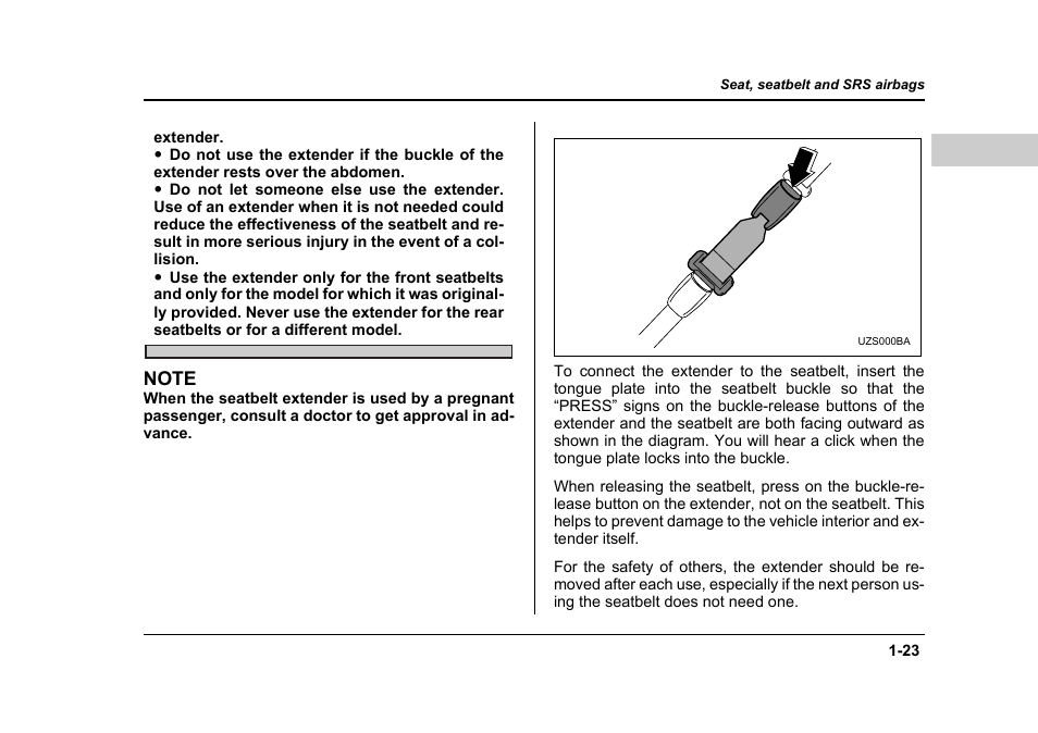 Subaru 2006 Baja User Manual | Page 48 / 487