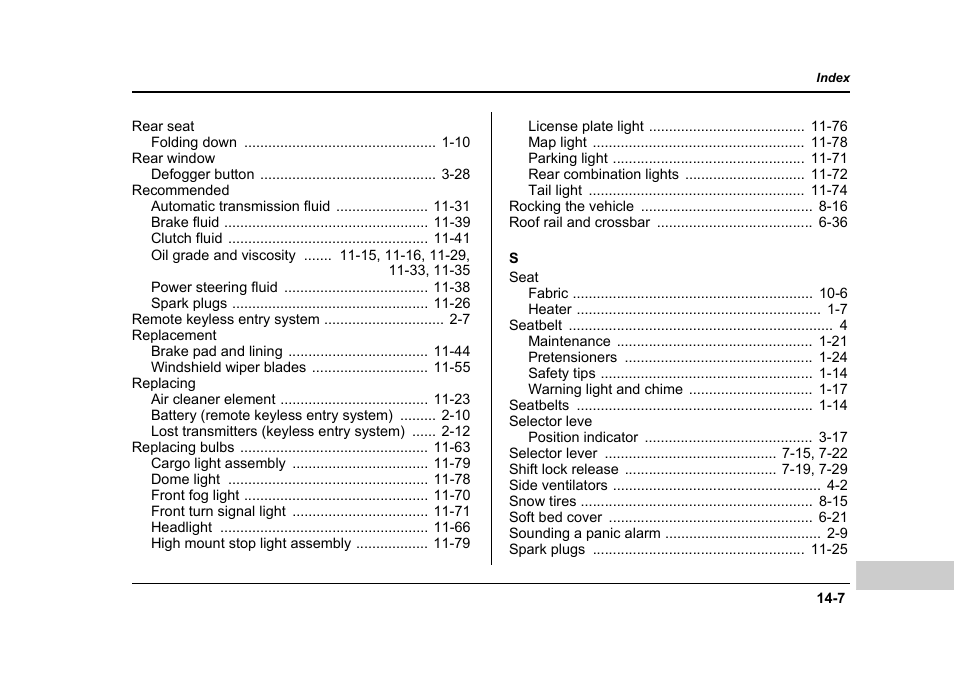 Subaru 2006 Baja User Manual | Page 482 / 487