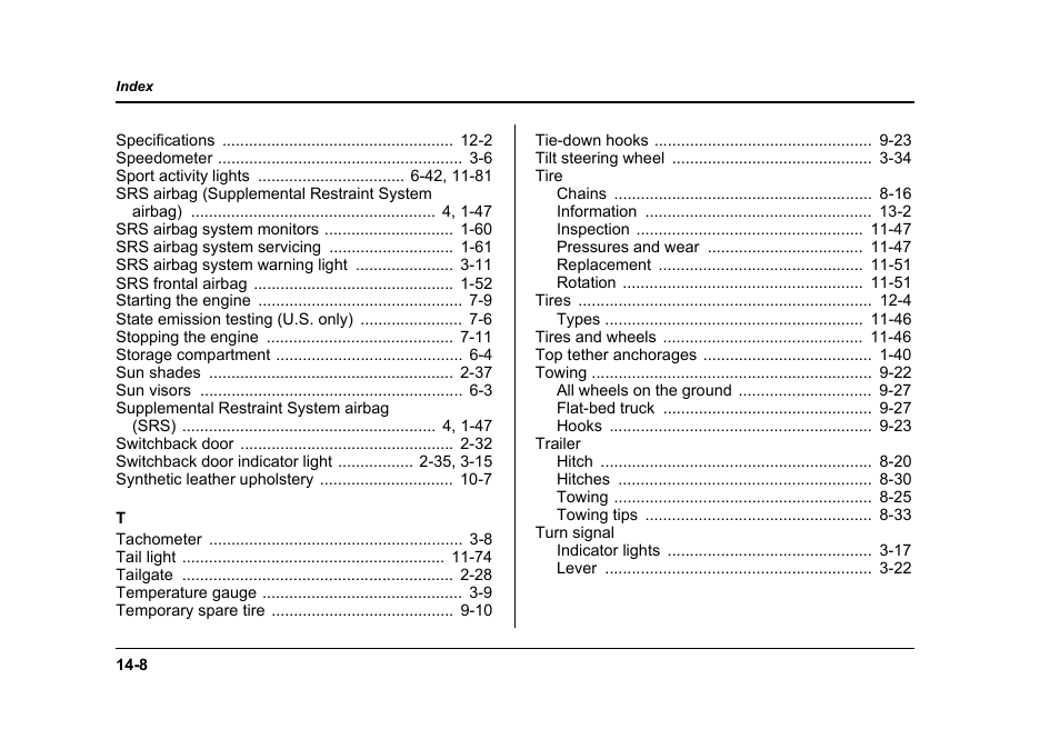 Subaru 2006 Baja User Manual | Page 483 / 487