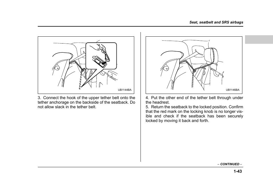 Subaru 2006 Baja User Manual | Page 68 / 487