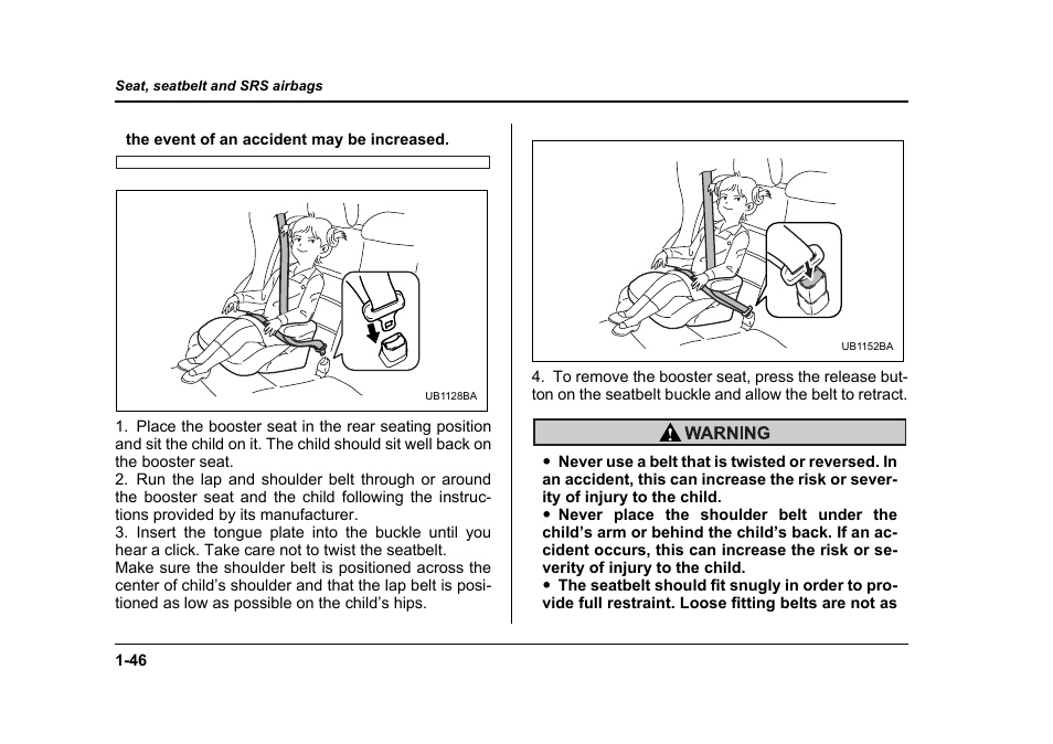 Subaru 2006 Baja User Manual | Page 71 / 487