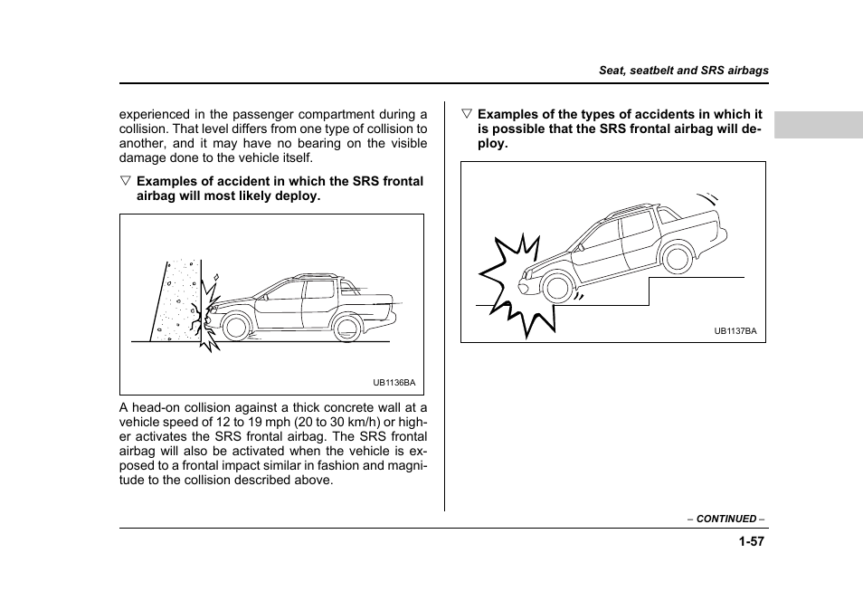 Subaru 2006 Baja User Manual | Page 82 / 487