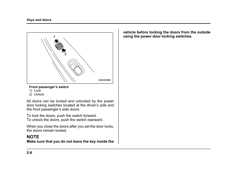 Subaru 2006 Baja User Manual | Page 95 / 487