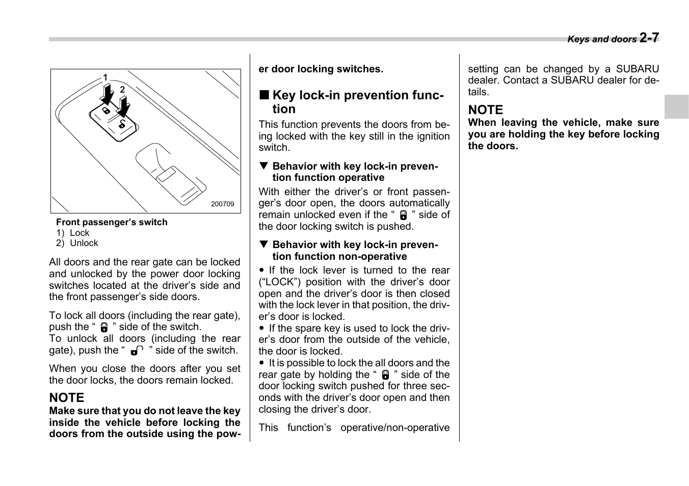 Subaru 2006 B9 Tribeca User Manual | Page 102 / 377