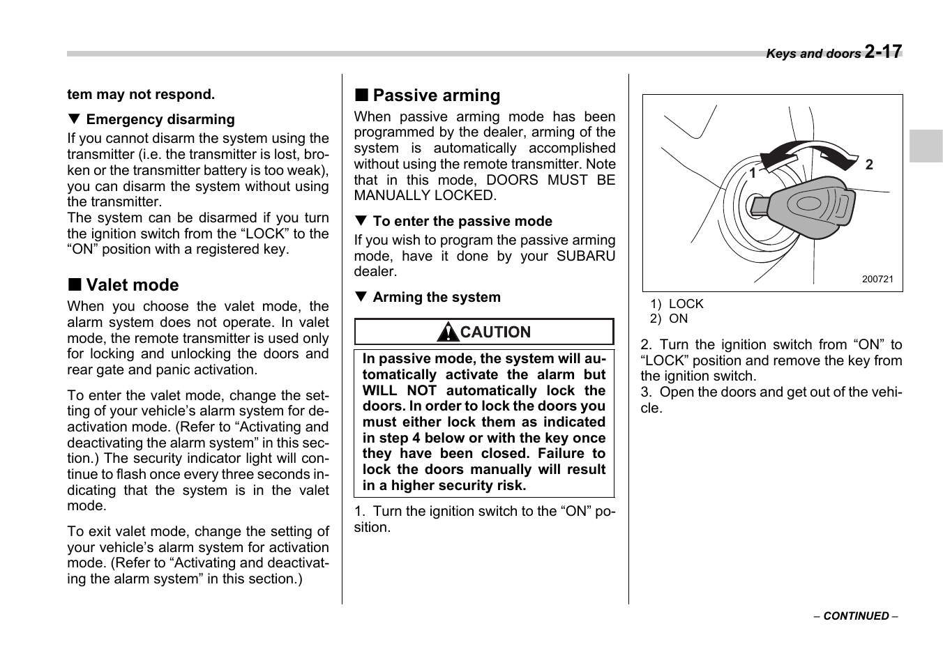 Subaru 2006 B9 Tribeca User Manual | Page 112 / 377