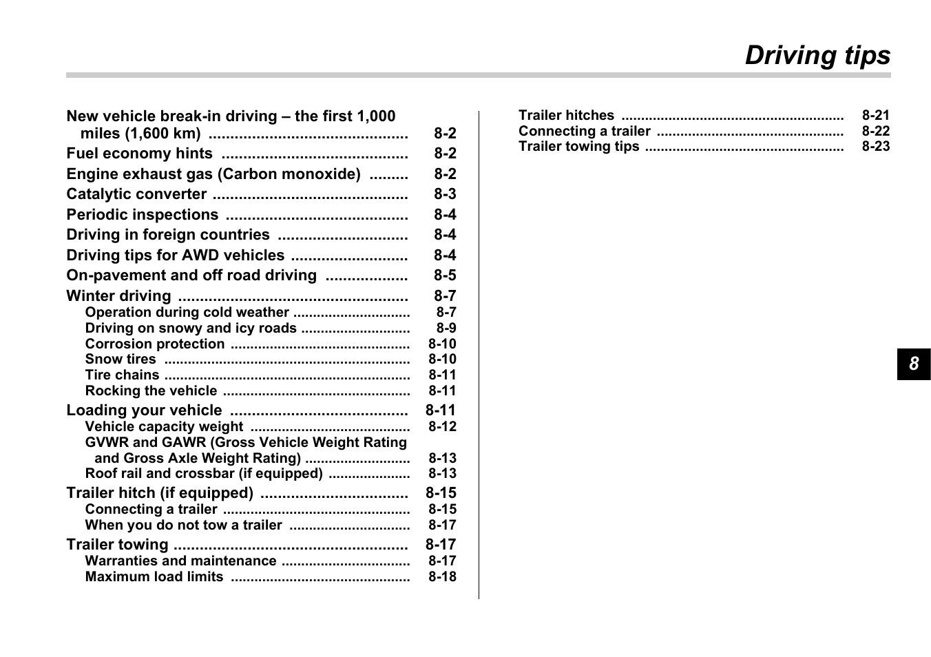 Msa5m0602a_16, Driving tips | Subaru 2006 B9 Tribeca User Manual | Page 246 / 377