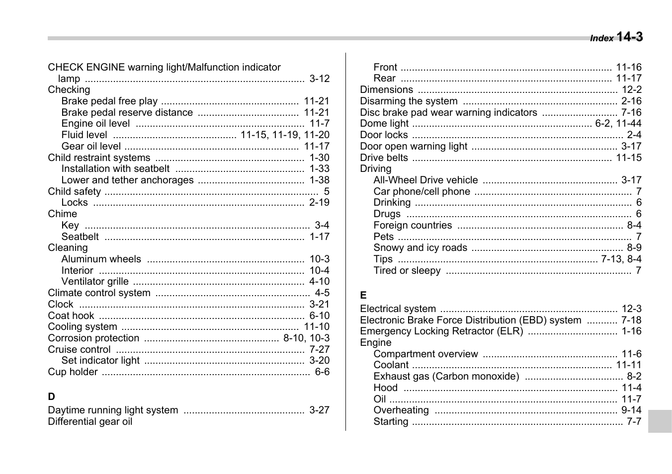 Subaru 2006 B9 Tribeca User Manual | Page 370 / 377