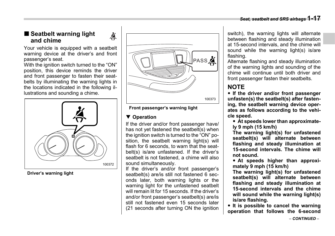 Subaru 2006 B9 Tribeca User Manual | Page 42 / 377