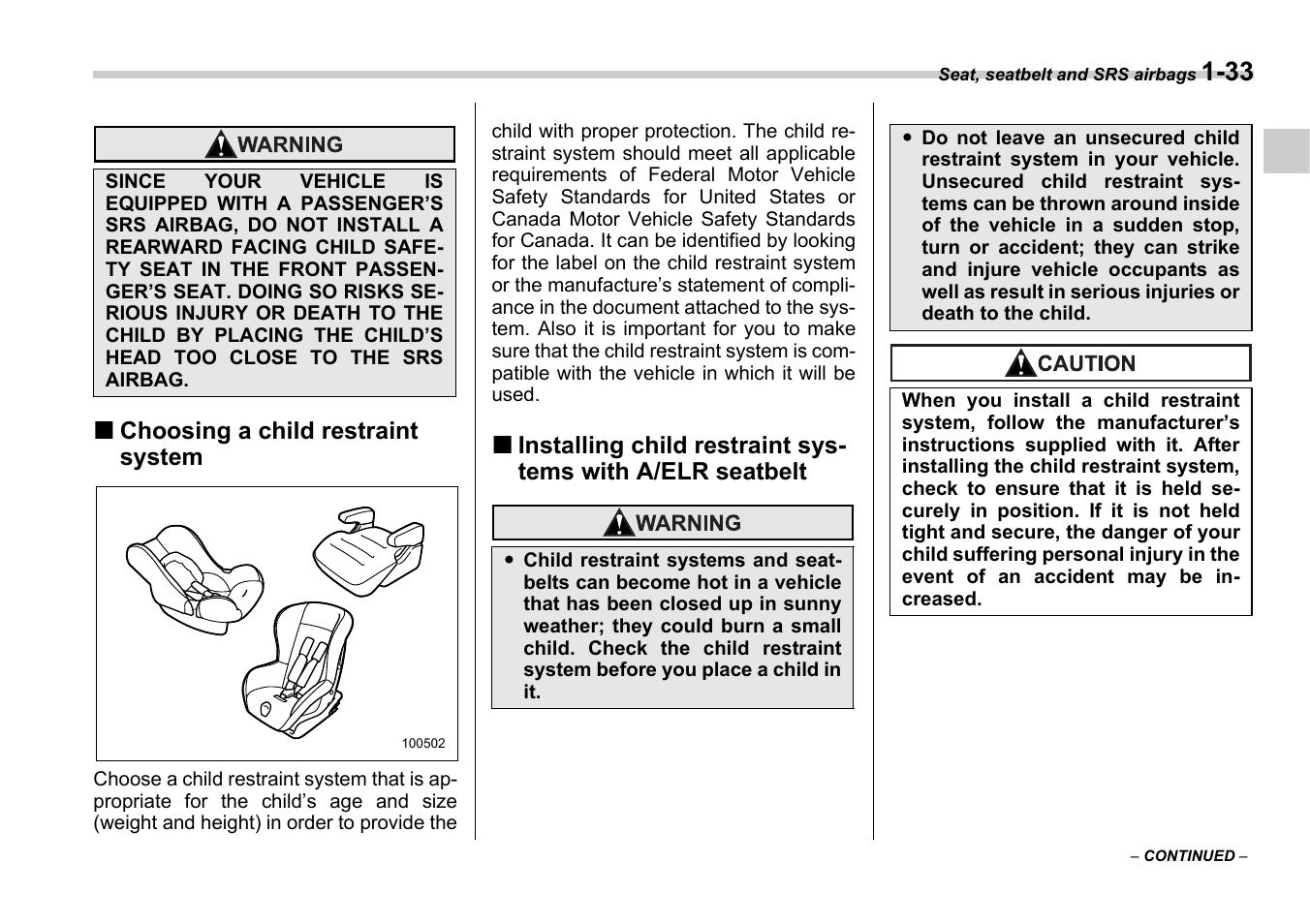 Subaru 2006 B9 Tribeca User Manual | Page 58 / 377
