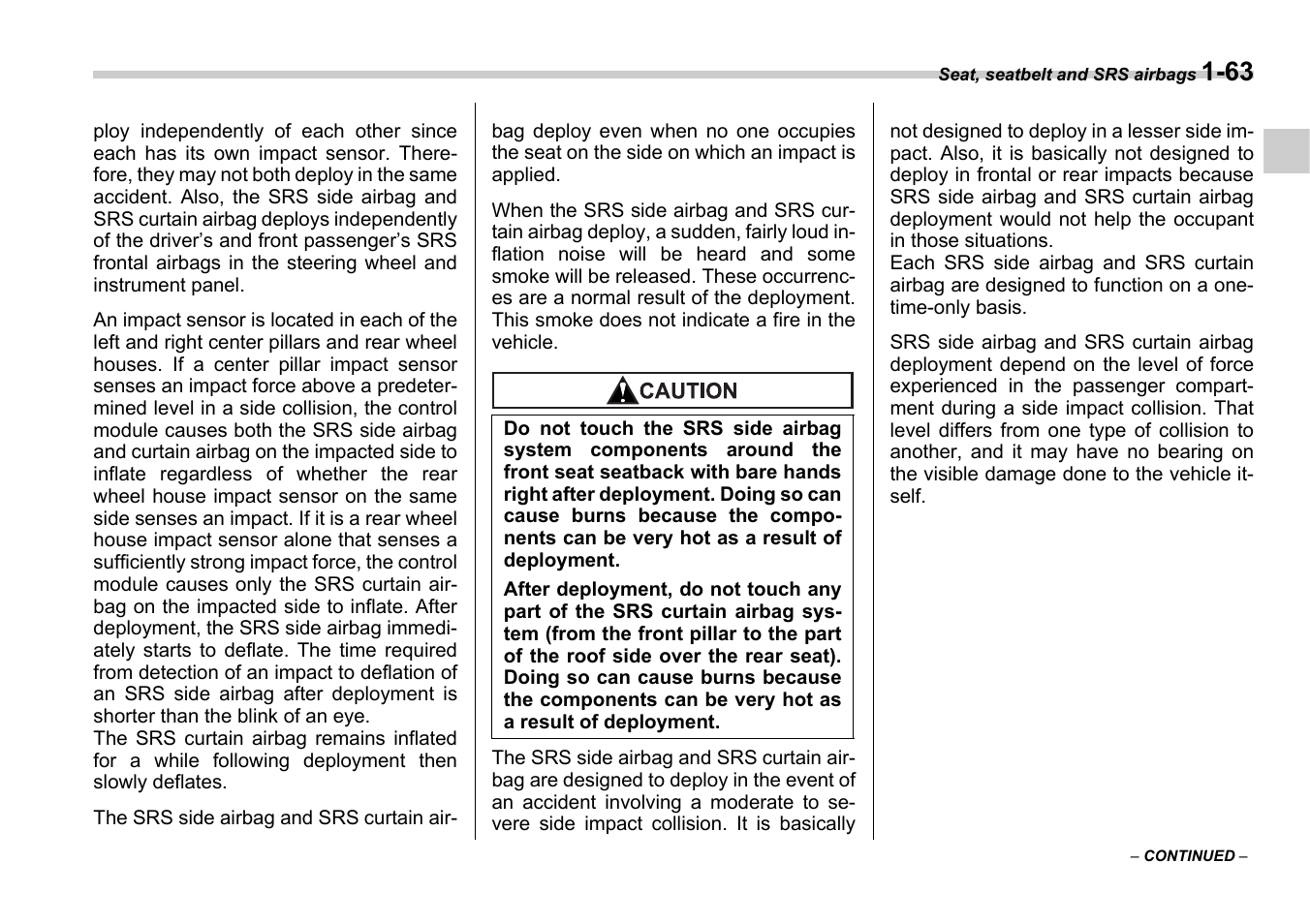 Subaru 2006 B9 Tribeca User Manual | Page 88 / 377