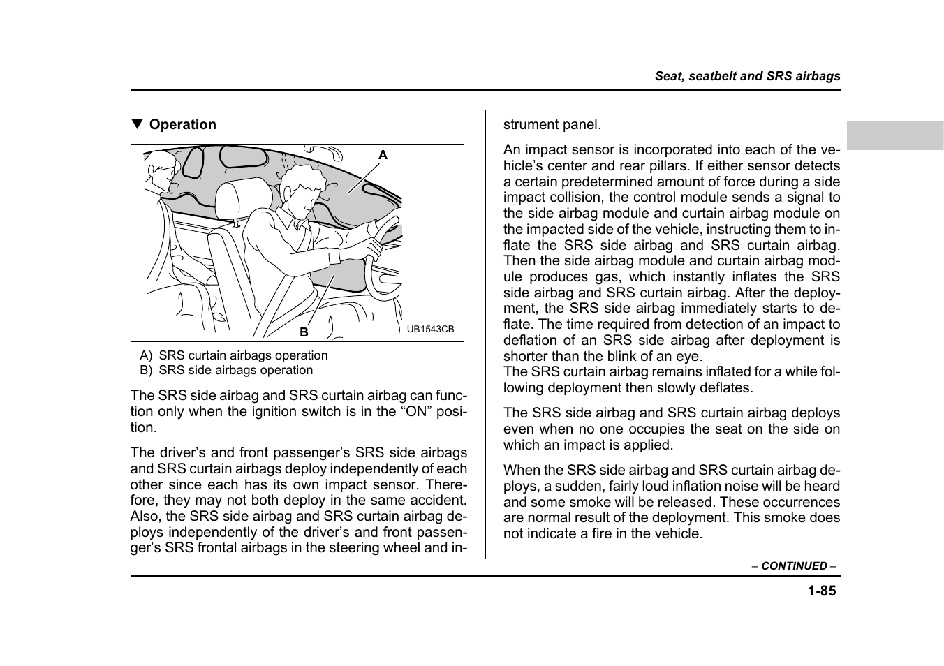 Subaru 2005 Legacy User Manual | Page 116 / 627