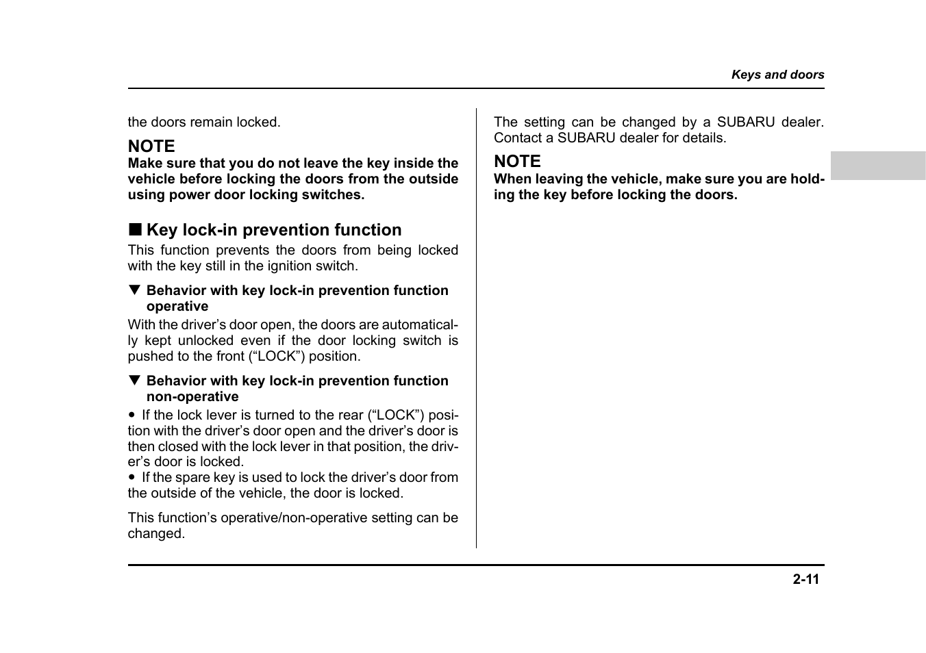 Subaru 2005 Legacy User Manual | Page 136 / 627