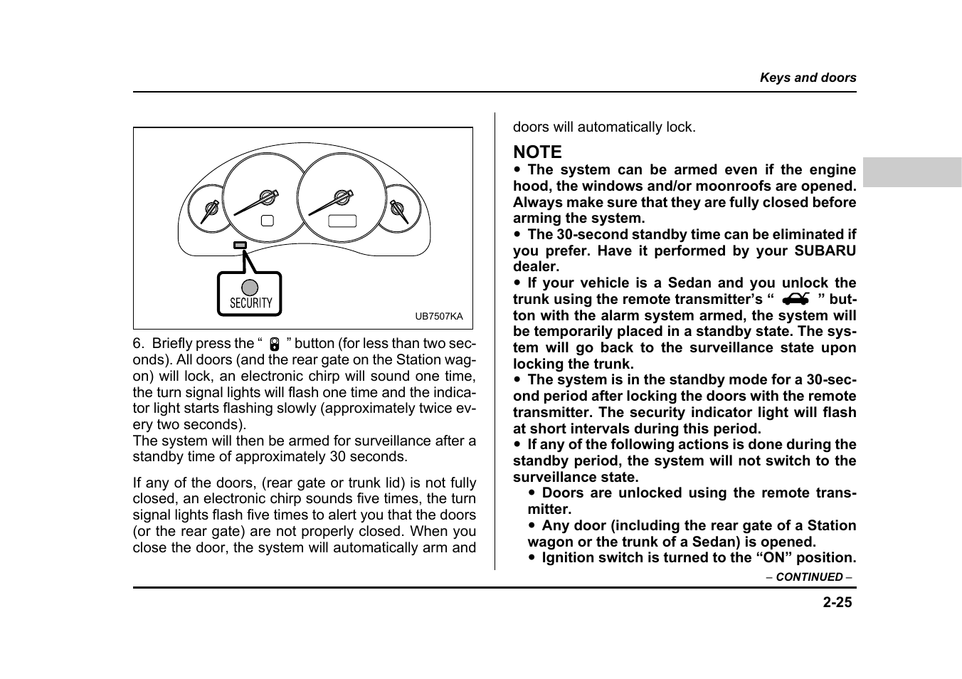 Subaru 2005 Legacy User Manual | Page 150 / 627