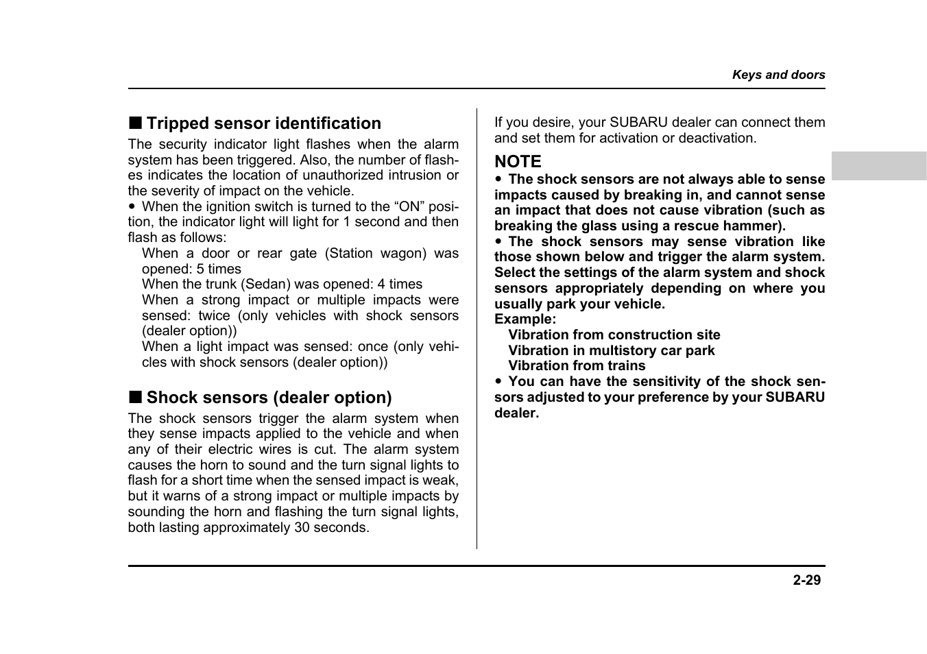 Subaru 2005 Legacy User Manual | Page 154 / 627
