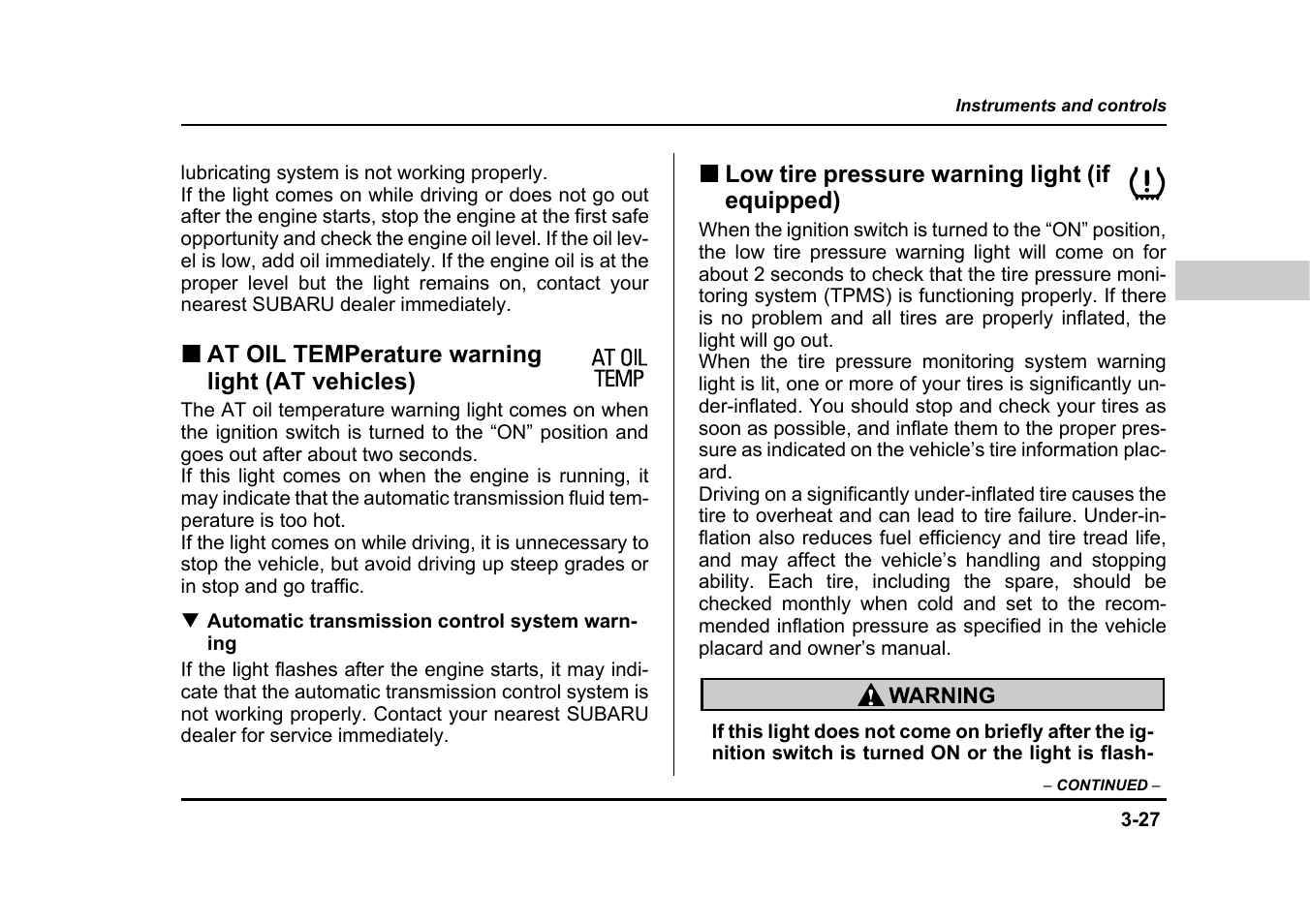 Subaru 2005 Legacy User Manual | Page 198 / 627