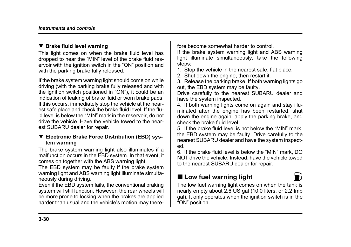 Subaru 2005 Legacy User Manual | Page 201 / 627