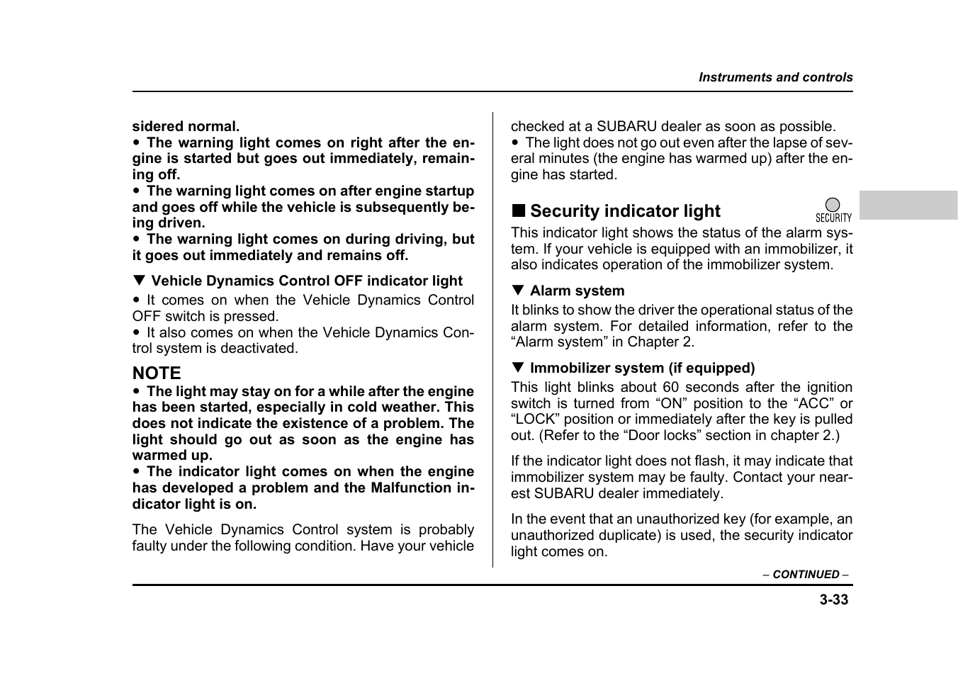 Subaru 2005 Legacy User Manual | Page 204 / 627