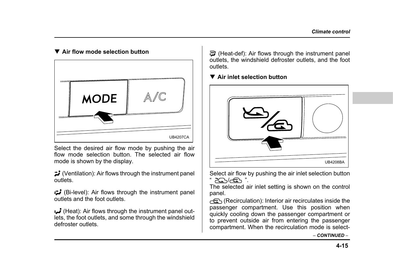 Subaru 2005 Legacy User Manual | Page 250 / 627