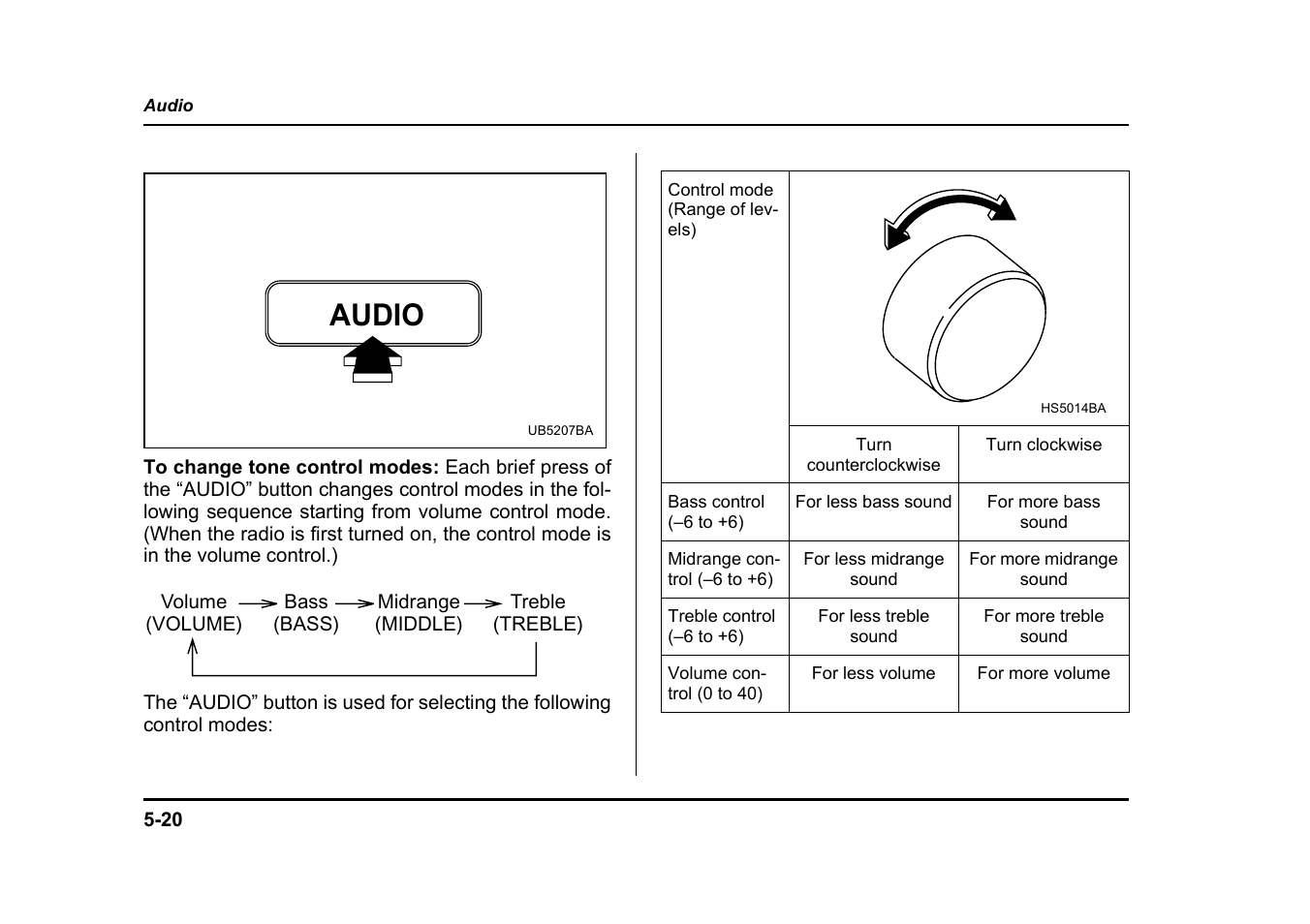 Audio | Subaru 2005 Legacy User Manual | Page 275 / 627
