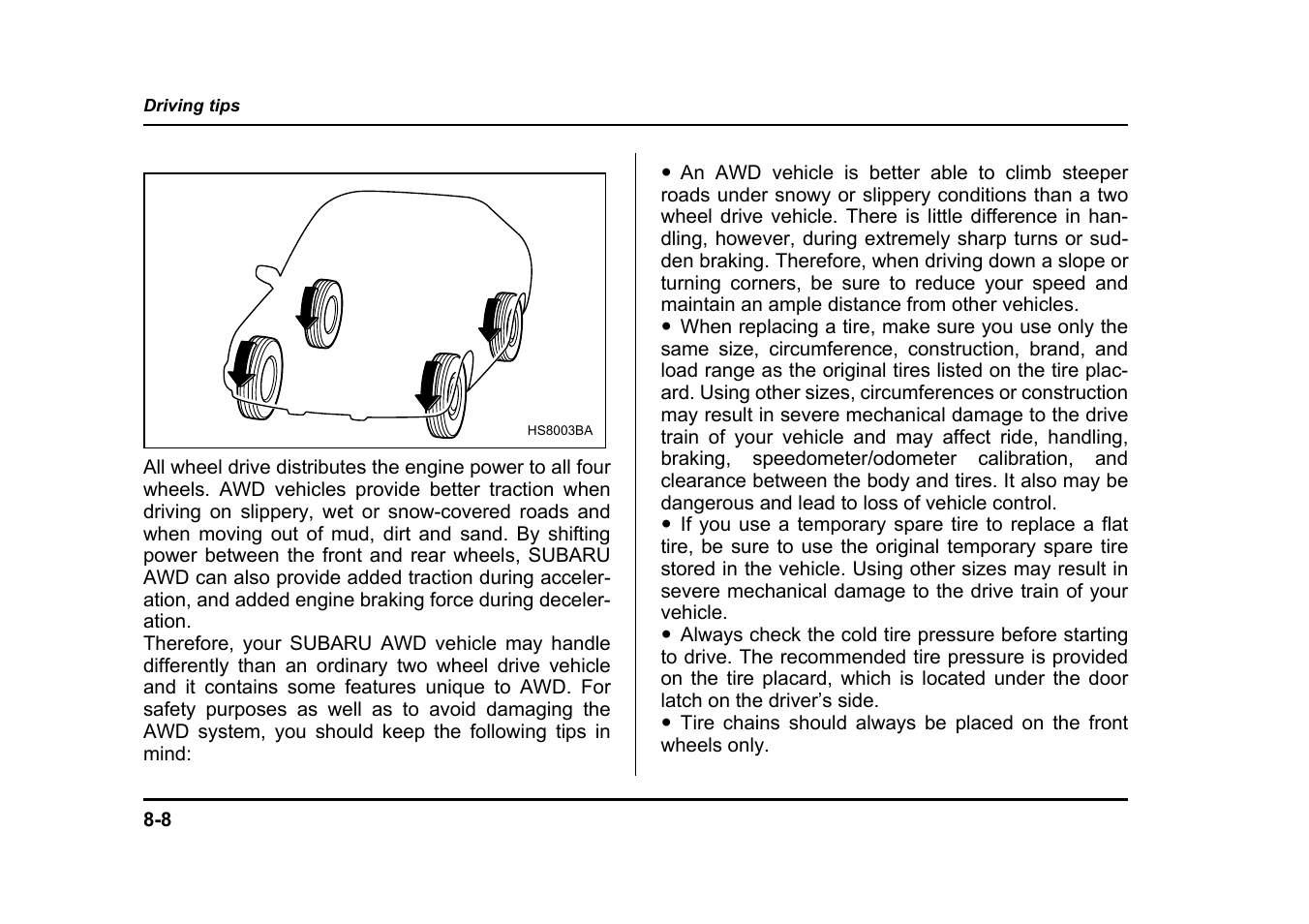 Subaru 2005 Legacy User Manual | Page 421 / 627