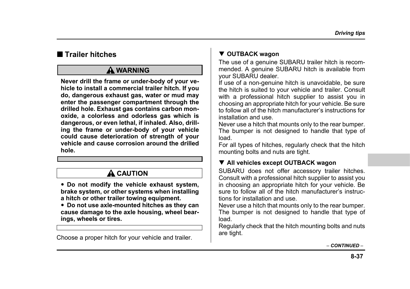 Subaru 2005 Legacy User Manual | Page 450 / 627