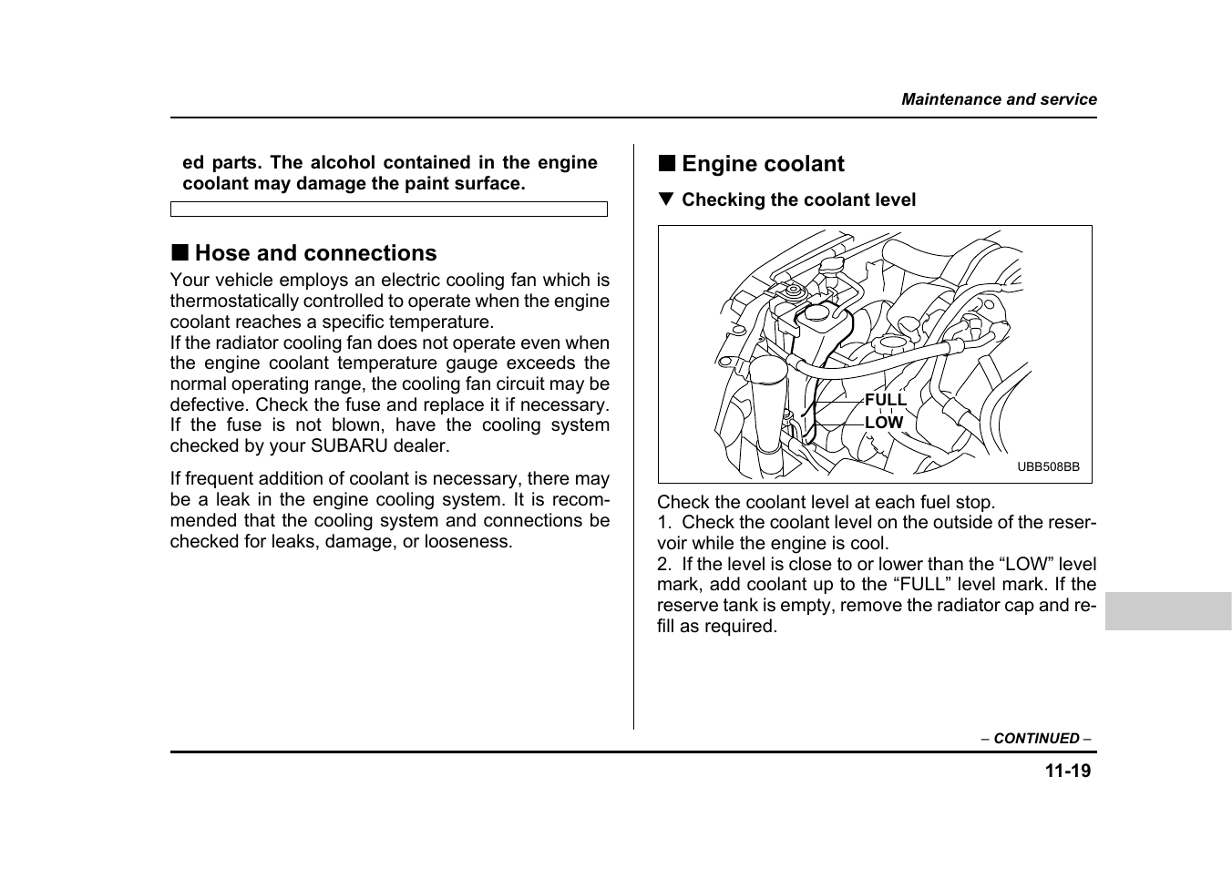 Subaru 2005 Legacy User Manual | Page 518 / 627