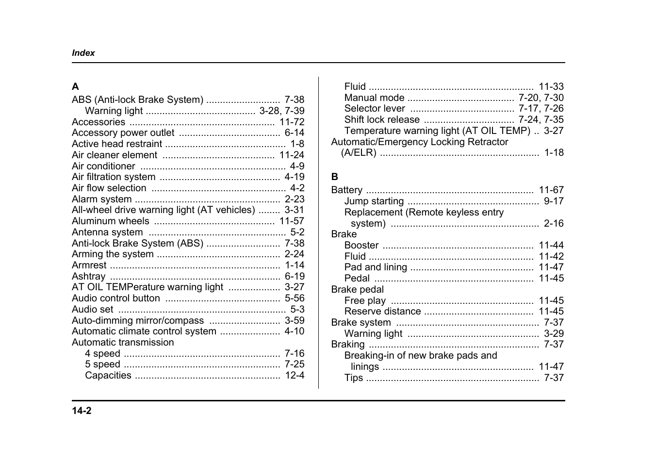Subaru 2005 Legacy User Manual | Page 617 / 627