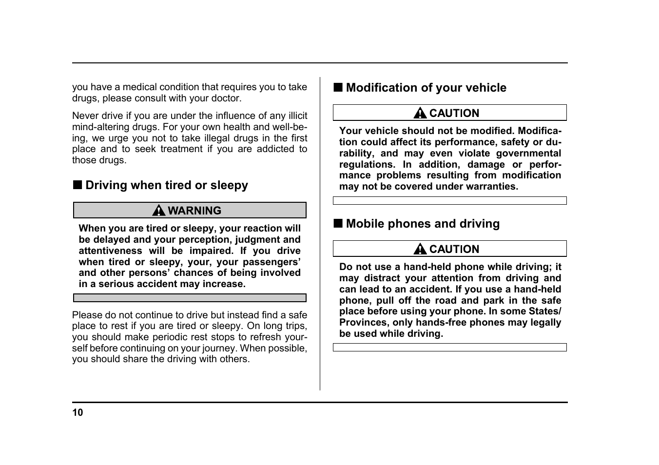 Subaru 2005 Impreza User Manual | Page 13 / 507