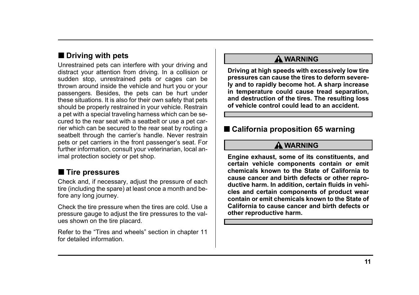 Subaru 2005 Impreza User Manual | Page 14 / 507