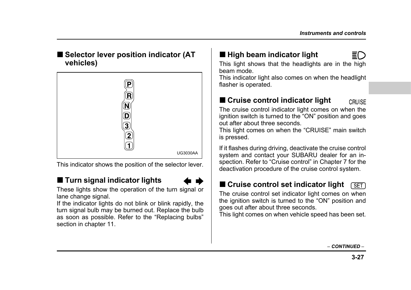 Subaru 2005 Impreza User Manual | Page 166 / 507