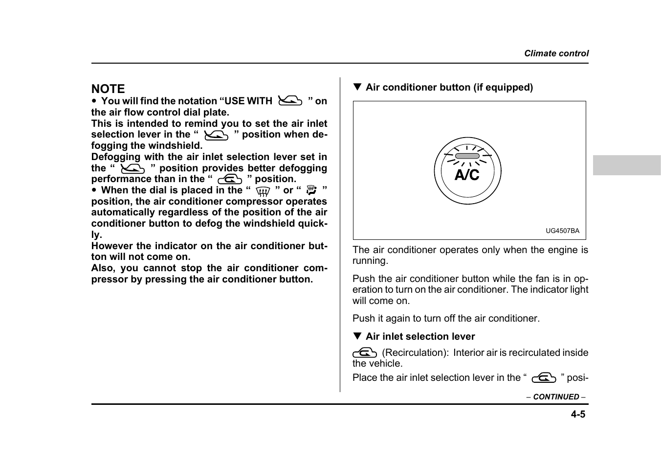 Subaru 2005 Impreza User Manual | Page 196 / 507