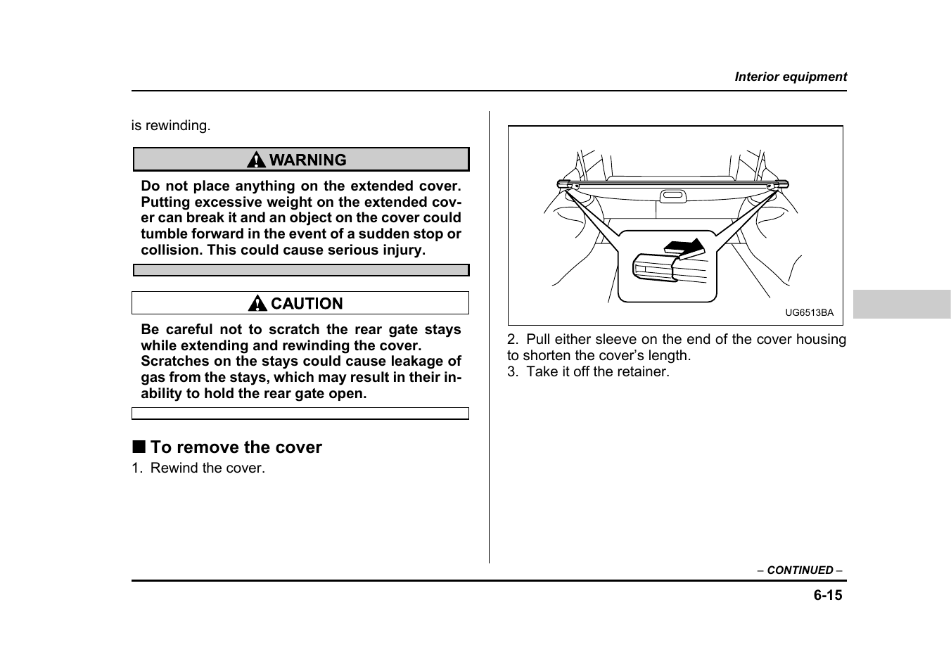 Subaru 2005 Impreza User Manual | Page 260 / 507