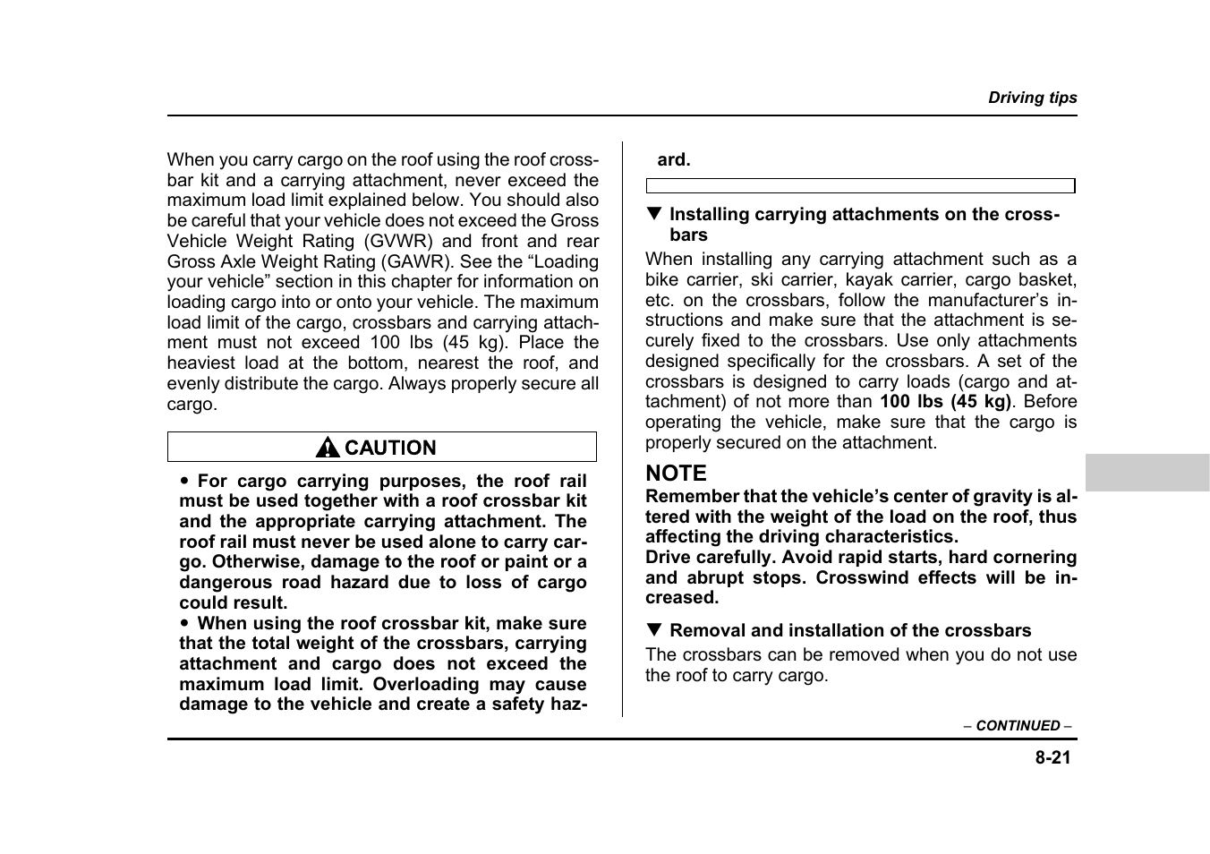 Subaru 2005 Impreza User Manual | Page 328 / 507