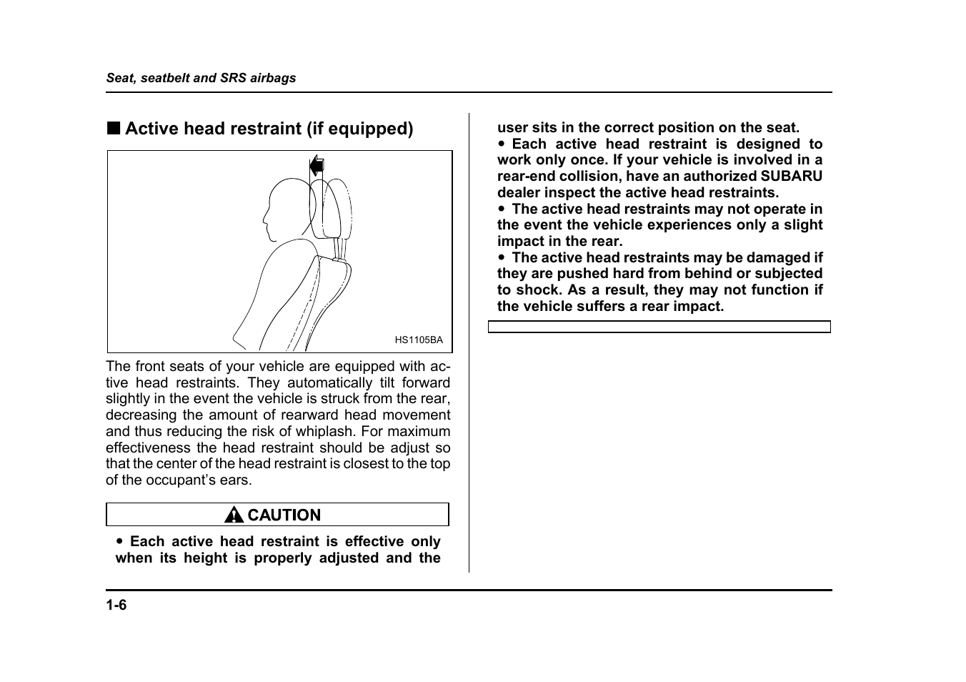 Subaru 2005 Impreza User Manual | Page 33 / 507