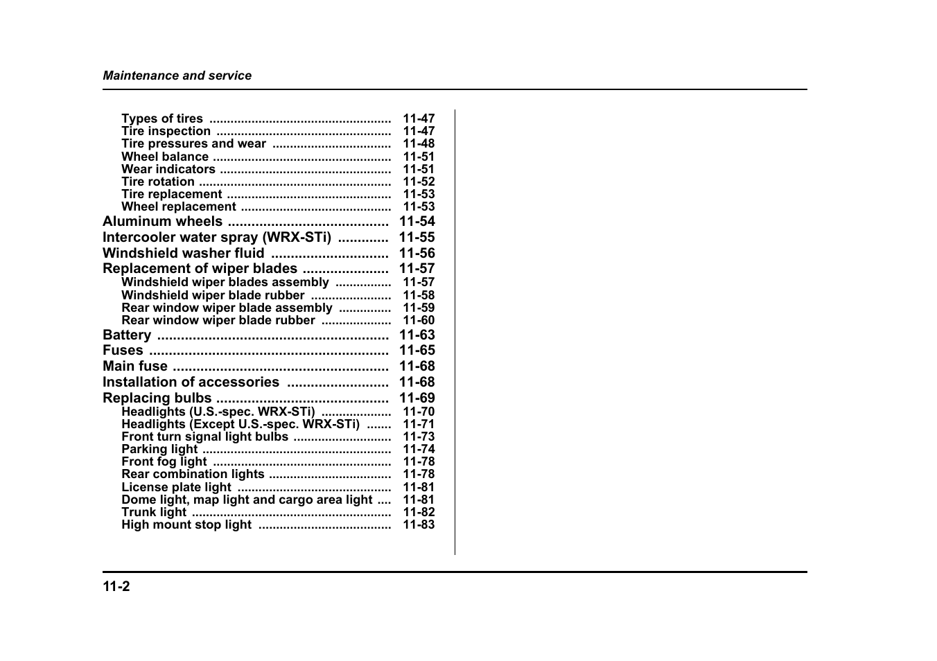 Subaru 2005 Impreza User Manual | Page 383 / 507