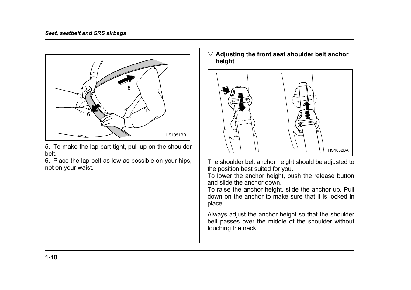 Subaru 2005 Impreza User Manual | Page 45 / 507