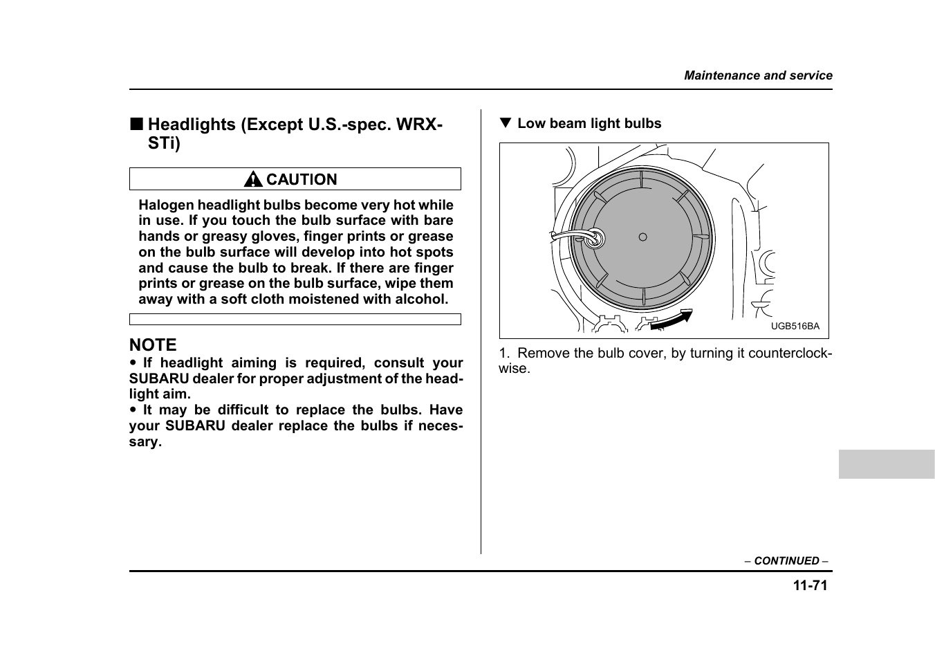 Subaru 2005 Impreza User Manual | Page 452 / 507