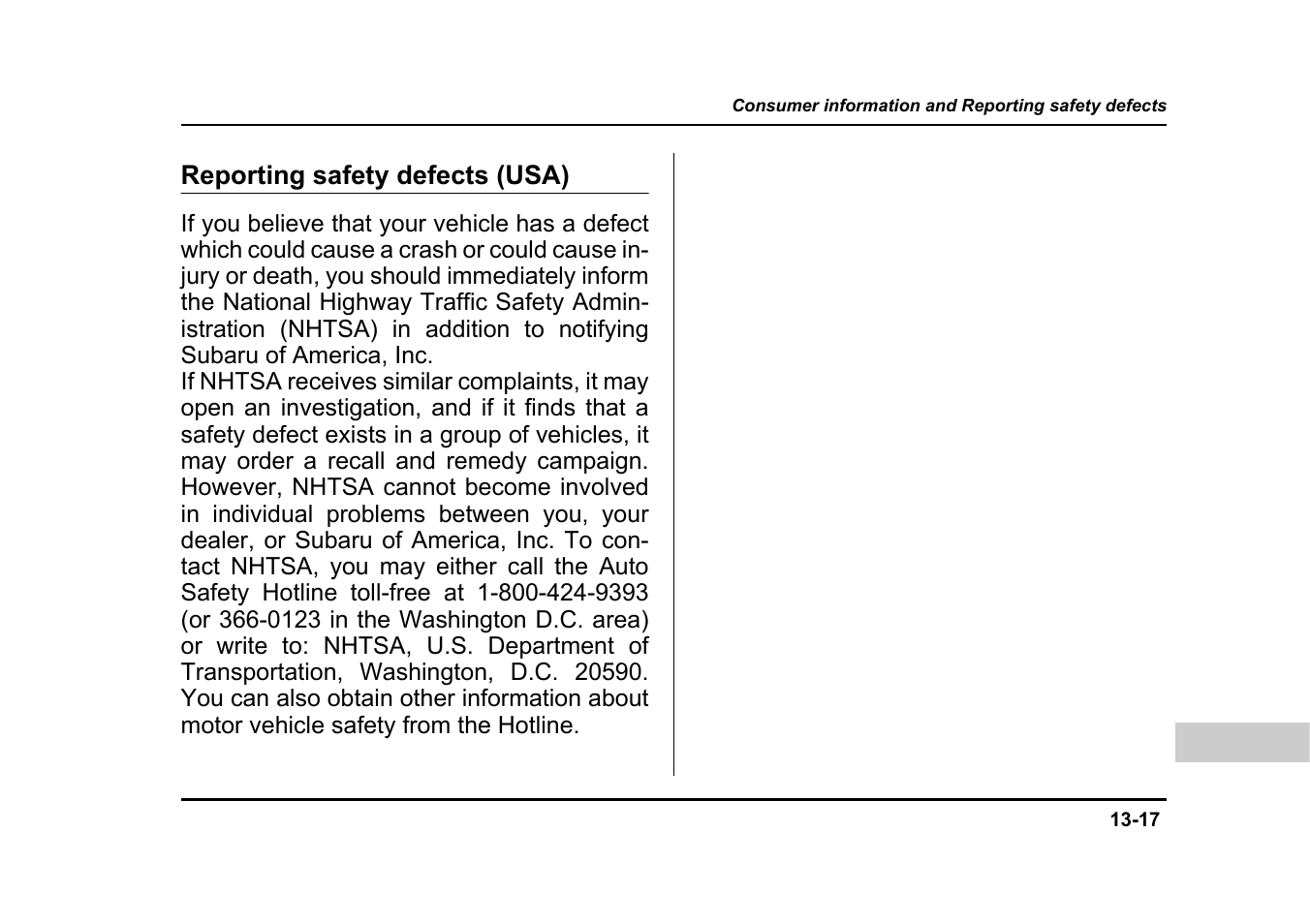 Subaru 2005 Impreza User Manual | Page 494 / 507