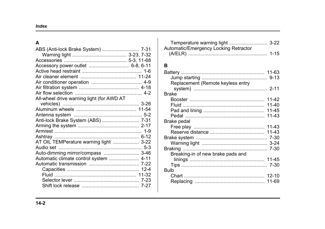 Subaru 2005 Impreza User Manual | Page 497 / 507