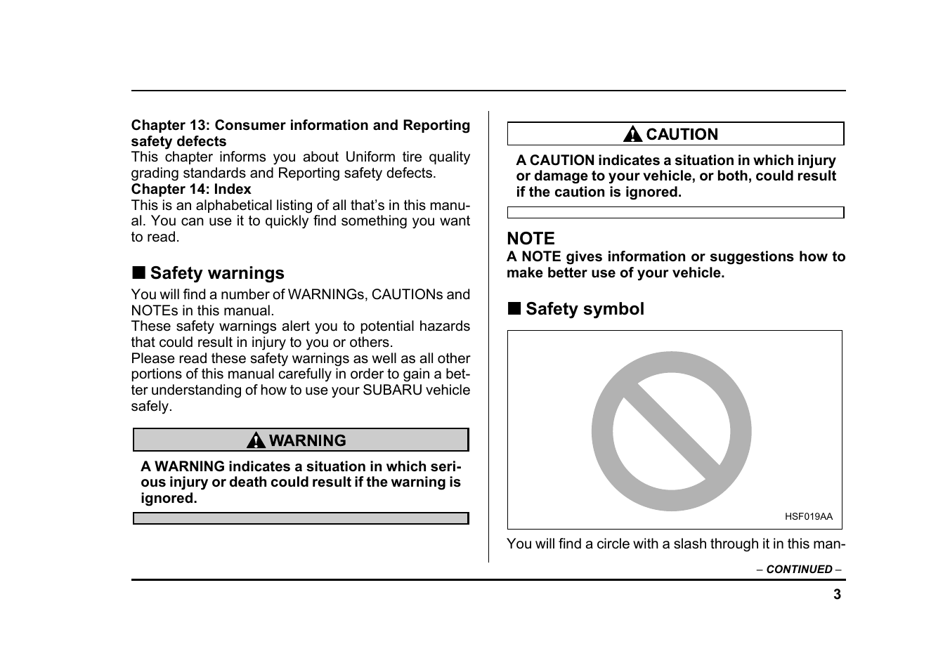 Subaru 2005 Impreza User Manual | Page 6 / 507