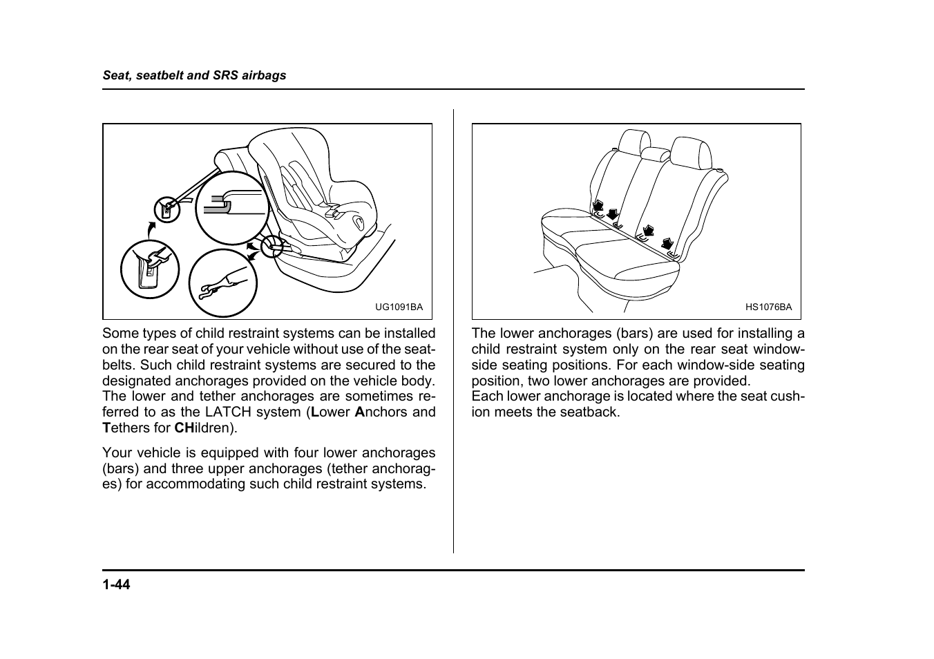 Subaru 2005 Impreza User Manual | Page 71 / 507