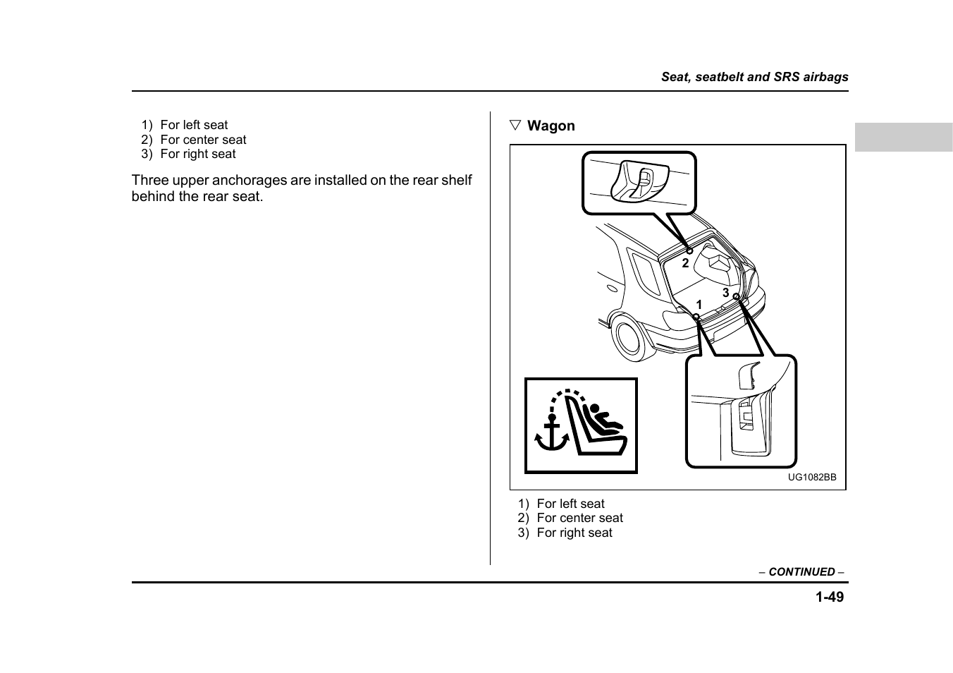 Subaru 2005 Impreza User Manual | Page 76 / 507