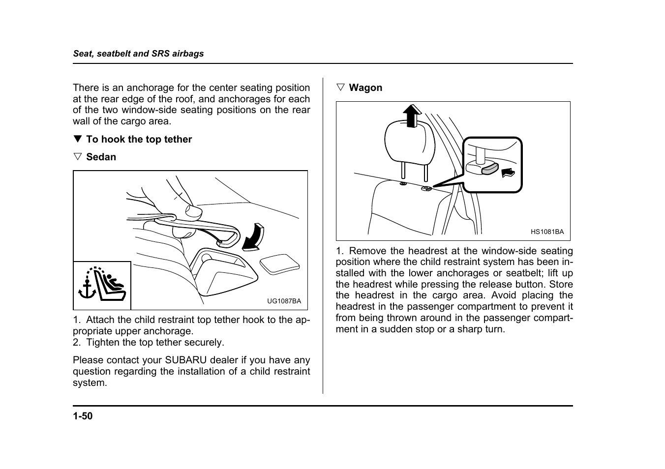 Subaru 2005 Impreza User Manual | Page 77 / 507
