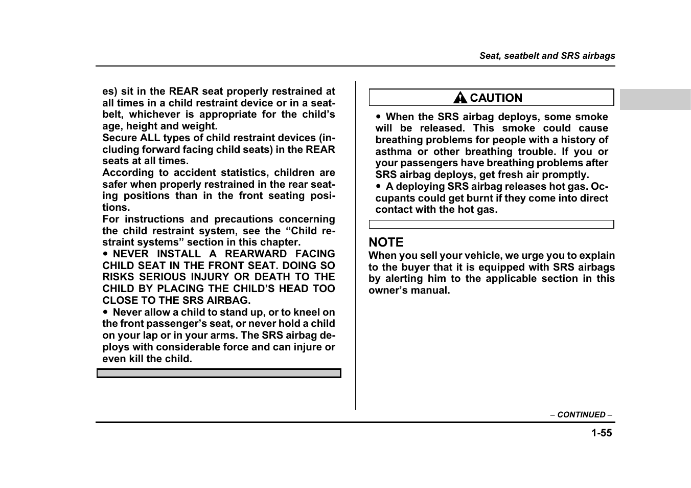 Subaru 2005 Impreza User Manual | Page 82 / 507