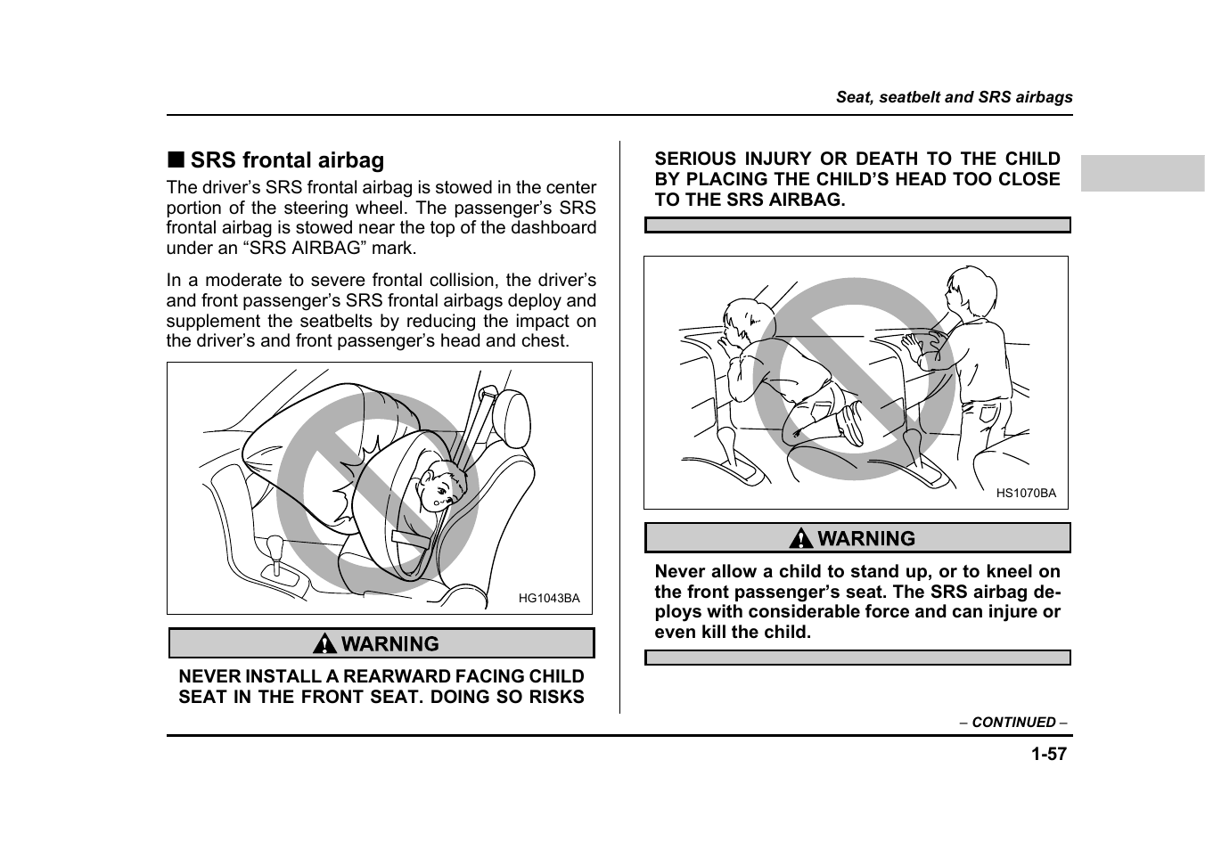 Subaru 2005 Impreza User Manual | Page 84 / 507