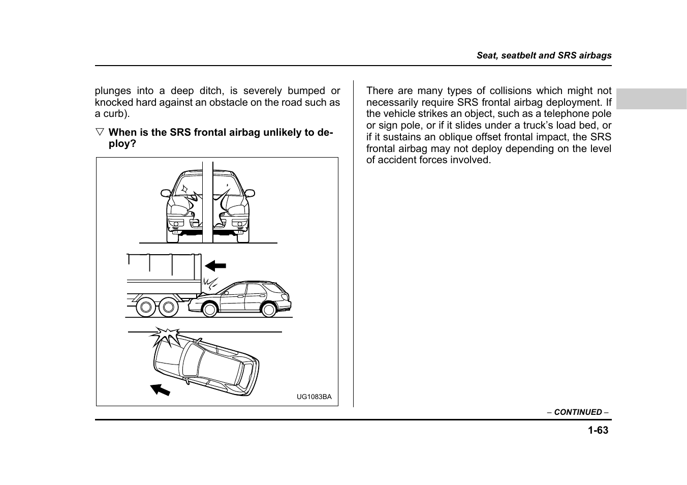 Subaru 2005 Impreza User Manual | Page 90 / 507