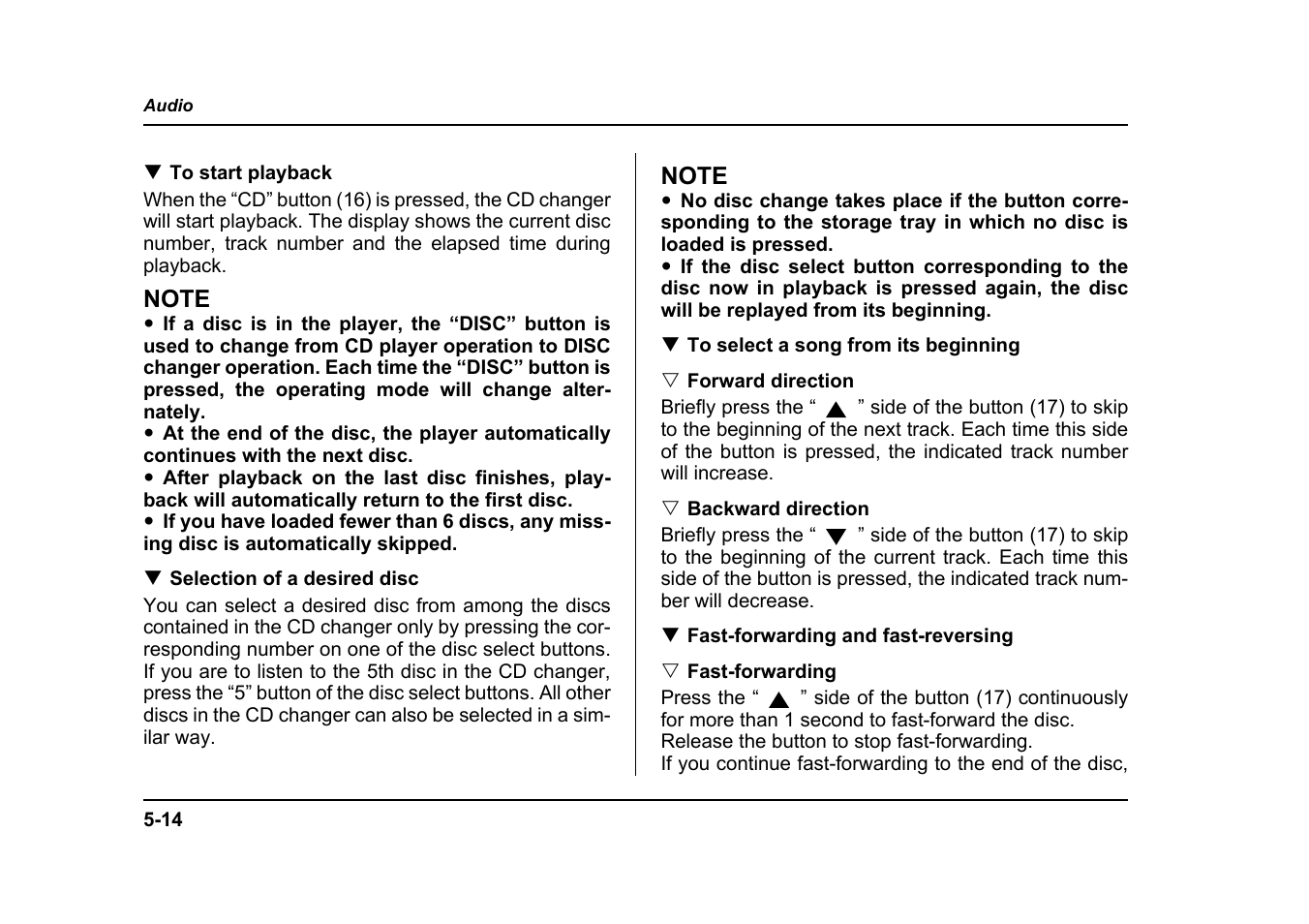 Subaru 2005 Forester 2.5X User Manual | Page 217 / 477