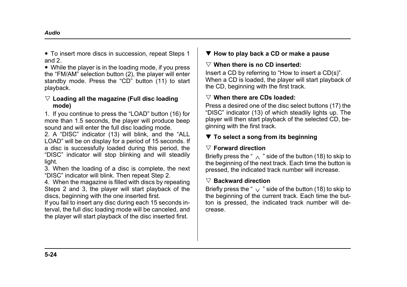 Subaru 2005 Forester 2.5X User Manual | Page 227 / 477