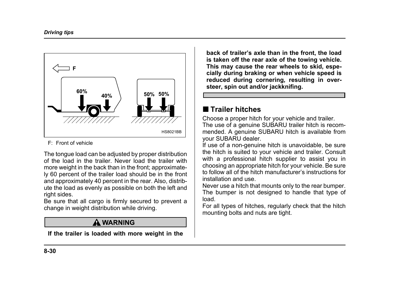 Subaru 2005 Forester 2.5X User Manual | Page 331 / 477